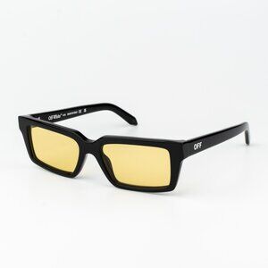 Off-White WARREN Women Sunglasses Black Yellow Square OERI13A WARREN 1018